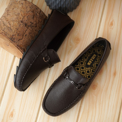 KILLER killer,Loafers for men, Stylish, Casual Shoes, Lightweight, Comfortable Loafers For Men(Brown , 6)