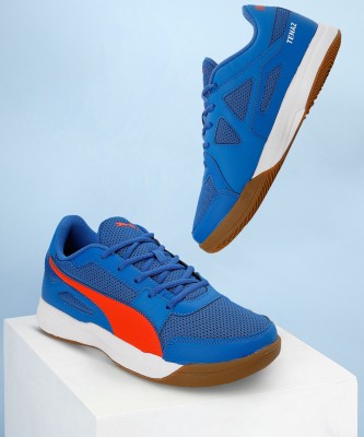 PUMA Puma Deuce Badminton Shoes For Men(Blue)