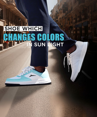 JQR CROMA Lightweight, Stylish, Colour Changing Casual Sneakers For Men Sneakers For Men(White , 8)