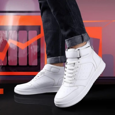 Zoltero CASUAL SHOES FOR MEN'S Boots For Men Sneakers For Men Boots For Men(White , 10)