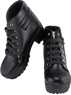 Theme United Boots For Women(Black , 7)