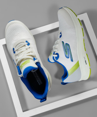 Skechers GO RUN CONSISTENT Outdoors For Men(White , 9)