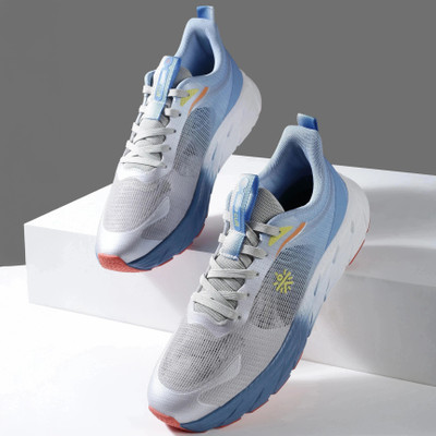 Cult Fortis Running Shoes Enhanced Cushioning Enhanced Grip Lightweight High Traction Casuals For Men(Grey, Blue , 10)