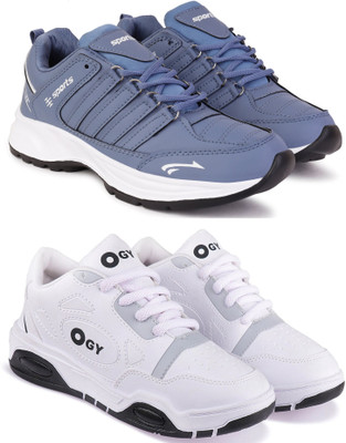 New Oranie Stylish Casual Shoes for Men Casuals For Men(Blue, White , 6)