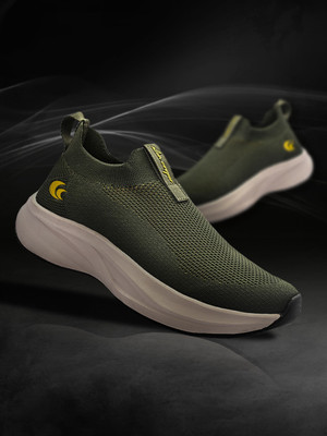 Allen Cooper Walking Shoes For Men(Olive , 6)