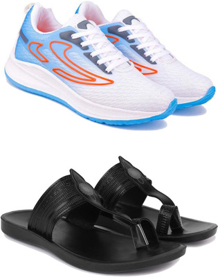 Pennen Men's Lightweight Running Shoes,Stylish Casual Shoes for Gym & Walking(Pack of2) Casuals For Men(Multicolor , 7)