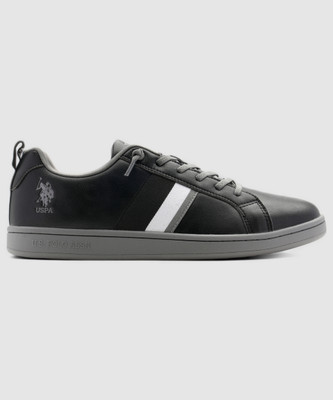 U.S. POLO ASSN. LENNART Sneakers For Men(Black , 8)