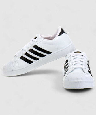 Sparx SM 323 | Stylish, Comfortable | Canvas Shoes For Men(Off White, Black , 9)