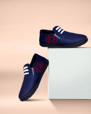 Kenamin Stylish Casual Shoes for Men and kids Casuals For Men(Blue, Red , 2)