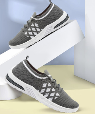 asian Stylish Partywear Sneakers Casual Shoes Sneakers For Women Sneakers For Women(Grey , 6)