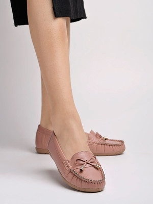 Stylestry Bellies For Women(Pink , 8)