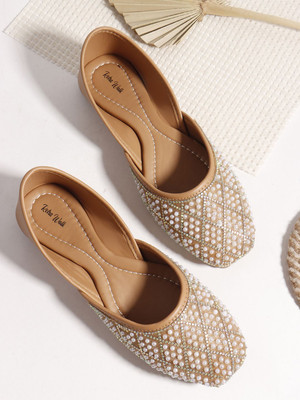 Retro Walk Bellies For Women(Beige , 6)