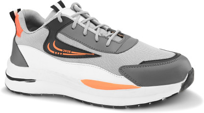Prodock Walking,Stylish Running Shoes for Men | Soft Cushioned Insole | Sneakers For Men Sneakers For Men(Grey, White , 7)