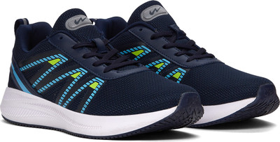 CAMPUS WENDIGO Men's Sports Shoes | Memory Insole & Ultra-Soft Mesh Upper | Lace-Up Running Shoes For Men(Navy , 8)
