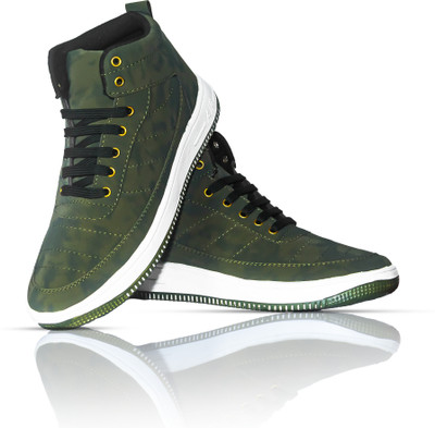 Fastnslow Running Shoes For Men(Green , 8)