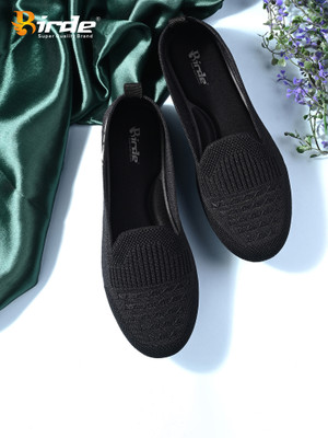 Birde Premium Memory Foam Comfortable Stylish LightWeight Bellies For Women(Black , 2)