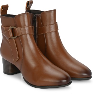 Delize Ankle Boots Boots For Women(Tan)