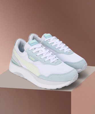 PUMA Cruise Rider Silk Road V1 Casuals For Women(Blue, White , 6)