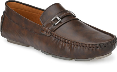 John Karsun Loafers For Men(Brown , 9)