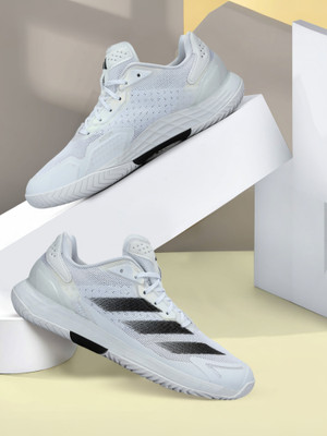 ADIDAS DEFIANT SPEED 2 M Tennis Shoes For Men(White , 10)