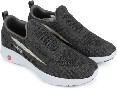 CAMPUS DRAFT Men's Casual Shoes | Molded Insole with Anti-Skid Sole Design | Slip-On Running Shoes For Men(Grey , 10)