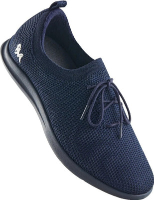 Neemans Relive Knit Sneakers Casual Shoes For Men | Lightweight, Premium and Trendy Sneakers For Men(Navy , 4)