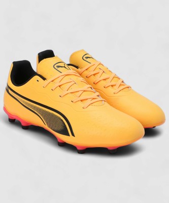 PUMA KING MATCH FG/AG Football Shoes For Men(Orange)