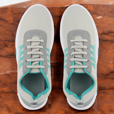 Skystring Men’s Sports Shoes – Stylish & Lightweight for Active Wear Walking Shoes For Men(Grey , 8)