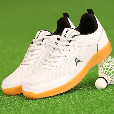 AVANT SwiftEdge Badminton shoes-Non marking, Anti skid shoes with Rubber Outsoles Badminton Shoes For Men(White , 10)