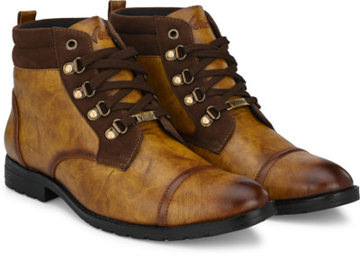 Vellinto Boots For Men Boots For Men(Beige , 10)