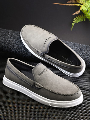 Mast & Harbour Loafers For Men(Grey , 7)