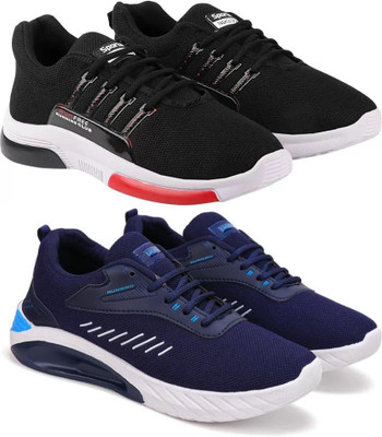 ELASA TY-RUNFREE BLACK_TUFAN BLUE Outdoors For Men(Black , 6)