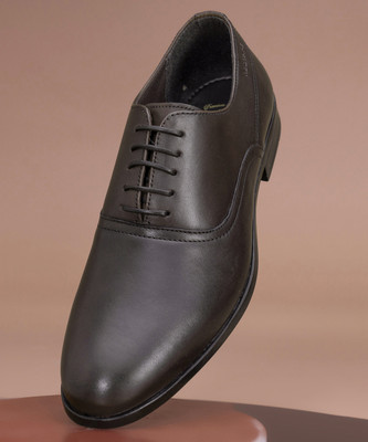 RED TAPE Formal Refined Round-Toe Shaped Real Leather Oxford For Men(Brown , 8)