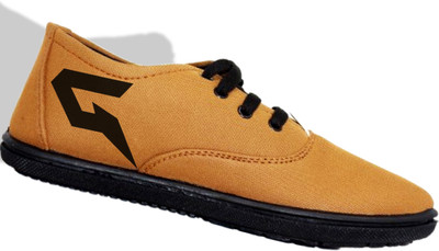 Kenamin Stylish Casual Shoes for Men and kids Casuals For Men(Tan, Black , 8)