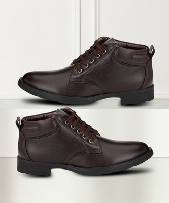 MACTREE Boots For Men(Brown , 9.5)