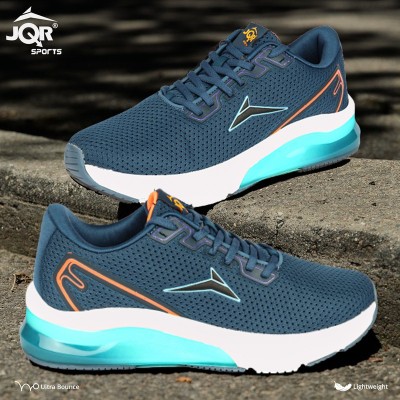 JQR FMCG Sports shoes, Walking, Lightweight, Trekking, Stylish Running Shoes For Men(Blue, Orange)