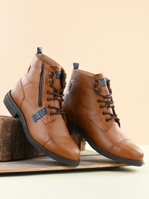 El Paso EP5953 Lightweight Comfort Summer Trendy Premium Stylish Boots For Men(Tan)