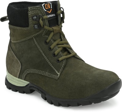 EEGO ITALY Boots For Men(Green , 9)