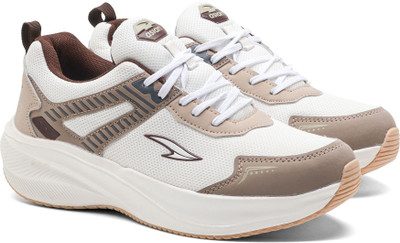 asian Boss-25 Men’s Running & Walking Shoes | Lightweight, Durable & Stylish Design For Men(White, Brown , 7)
