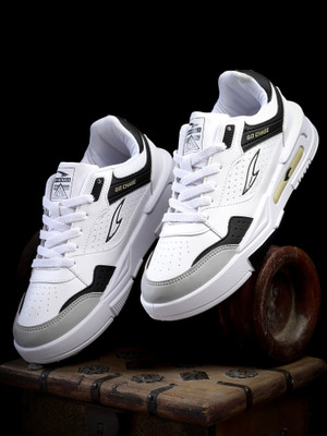 asian Mexico-01 Chunky Sneakers,Loafers,Walking Shoes Sneakers For Men(White, Black, Grey , 9)