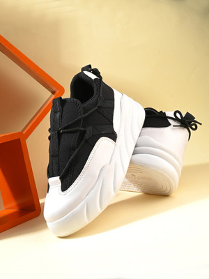 KILLER All-Day Comfort Casual Shoes – Lightweight & Breathable Sneakers For Men(White, Black , 7)