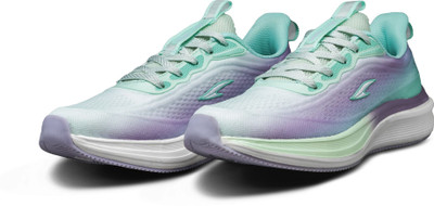 asian Quantum W-02 Women’s Running Shoes | Feather-Soft Cushion & Daily Wear Shoe Running Shoes For Women(Green, Purple , 6)