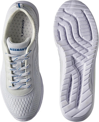 Neemans Every Day Basic Sneakers Casual Shoes For Men | Lightweight & Comfortable Running Shoes For Men(White , 11)