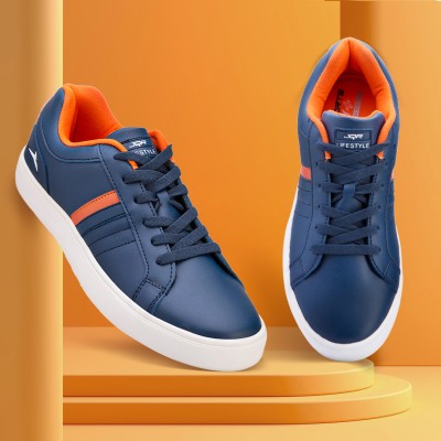 JQR STYLE-003 Running Shoes For Men(Blue, Orange)