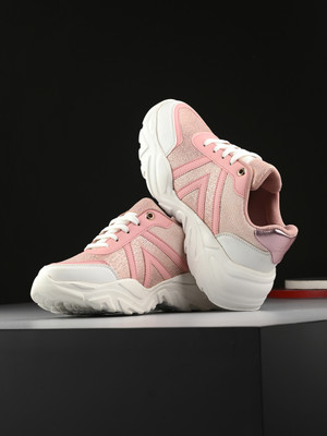Roadster Stylish & Premium Quality Sneakers For Women(Pink , 4)