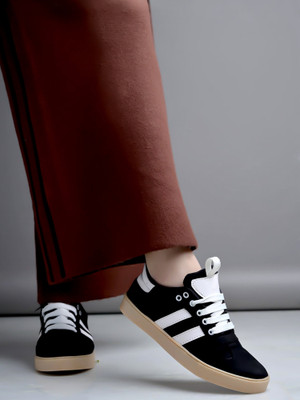 SHOETOPIA Smart Casual Shoes Daily | Walking | College Wear Sneakers For Girls Sneakers For Women(Black , 7)