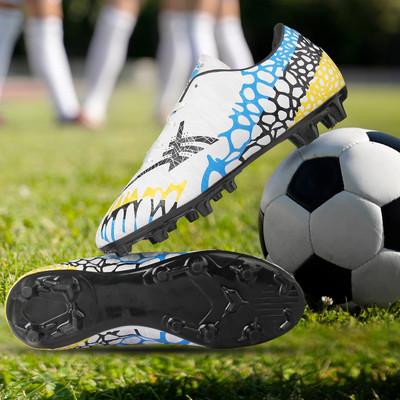 FEROC FEROC Goal Attacker TPU Sole Football Shoe Men Boys Unisex Kids Football Shoes For Men(White , 7)