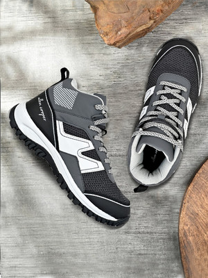 Allen Cooper ACSS-3660 Elevation Engineered Pro Comfortable 1 Pair Hiking & Trekking Shoes For Men(Grey , 9)