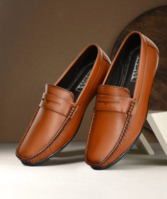Aaeshu Black, Brown & Tan Men Loafers Casual & Office Wear Shoes for Men & Boys Loafers For Men(Tan , 10)