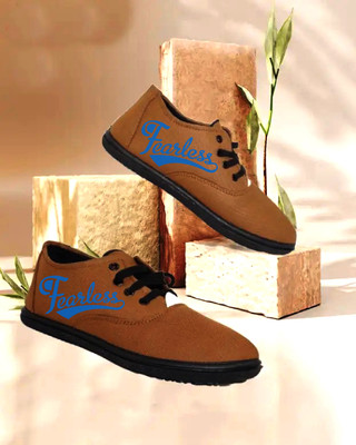 Kenamin Stylish Casual Shoes for Men and kids Casuals For Men(Tan , 7)